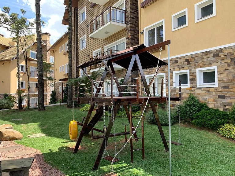 104- apto com piscina aquecida, próximo aos Parque